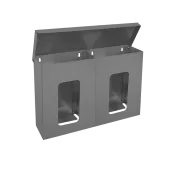 Диспенсер для перчаток двухсекционный с крышкой Диспенсер для перчаток двухсекционный с крышкой