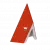 Пирамида для гидранта пожарного (750х750х900) утепленная (в разрезе)